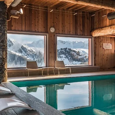 Апартаменты Moderne A Plagne Aime 2000 Avec Piscine Et Parking Couvert - Fr-1-351-267