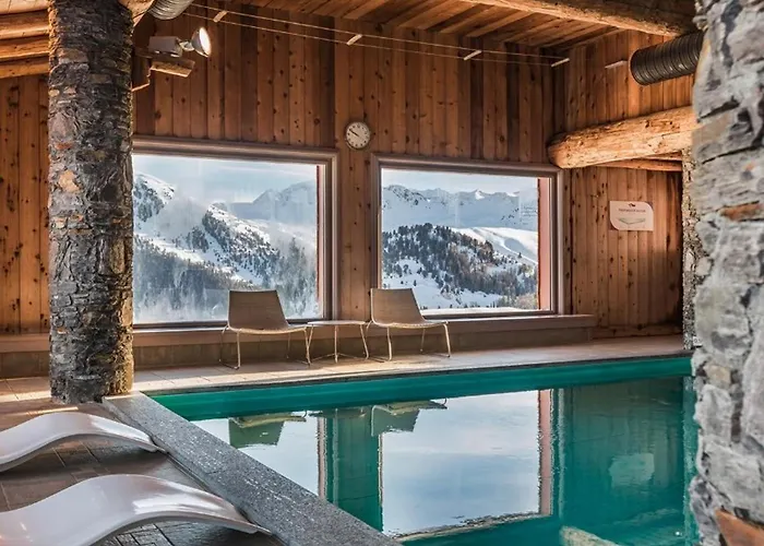 Апартаменты Moderne A Plagne Aime 2000 Avec Piscine Et Parking Couvert - Fr-1-351-267