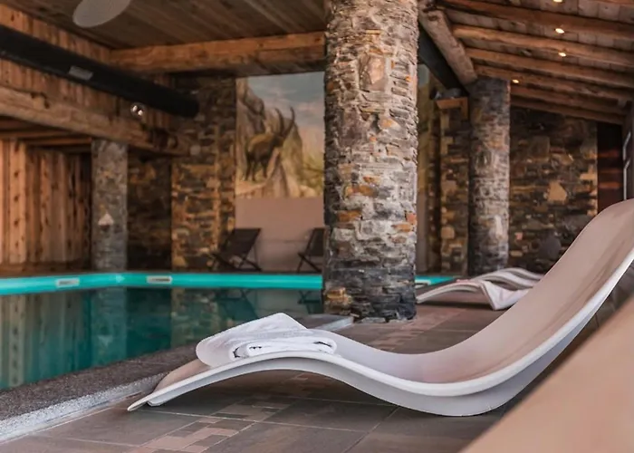 Moderne A Plagne Aime 2000 Avec Piscine Et Parking Couvert - Fr-1-351-267 شقة لا بلاني